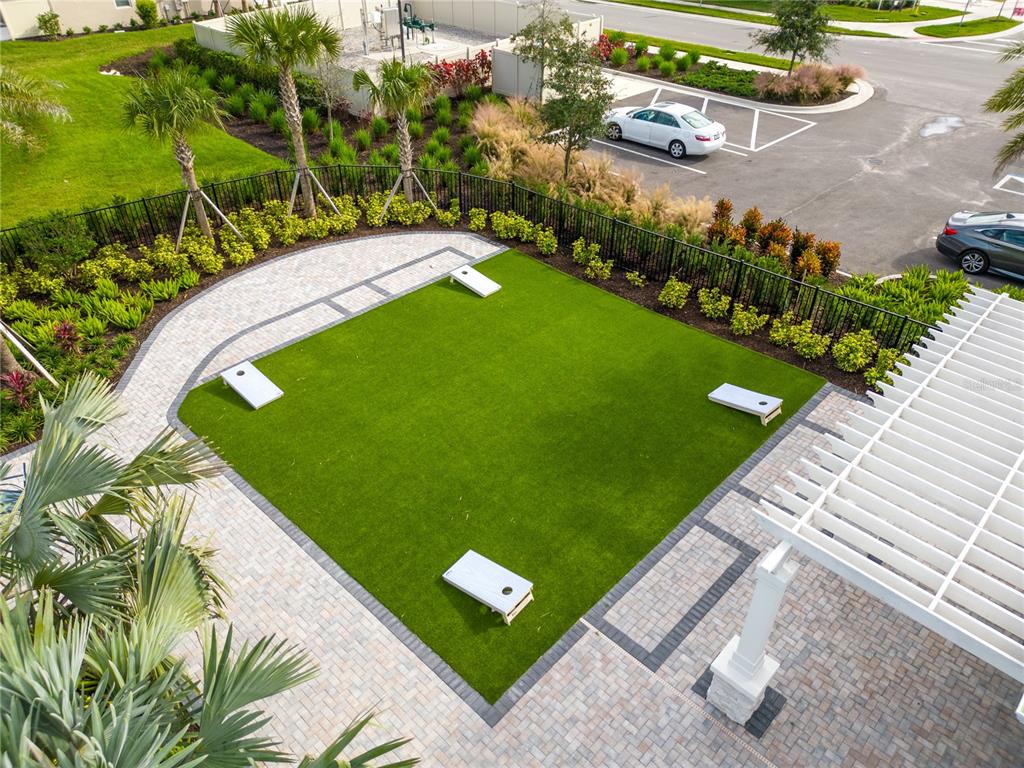 2415 Paravane Way Wesley Chapel, FL 33543 - Photo 21 of 23 a view of a backyard with an outdoor space