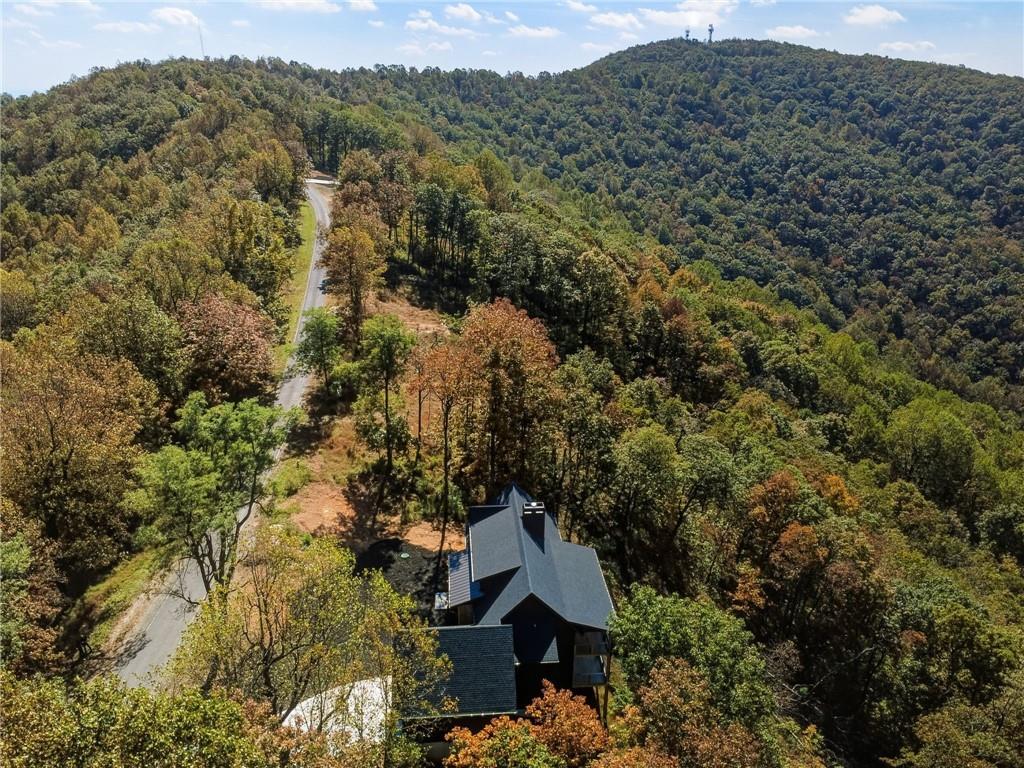 5388 Monument Road Jasper, GA 30143 - Photo 44 of 45 an aerial view of house with yard and mountain view in back