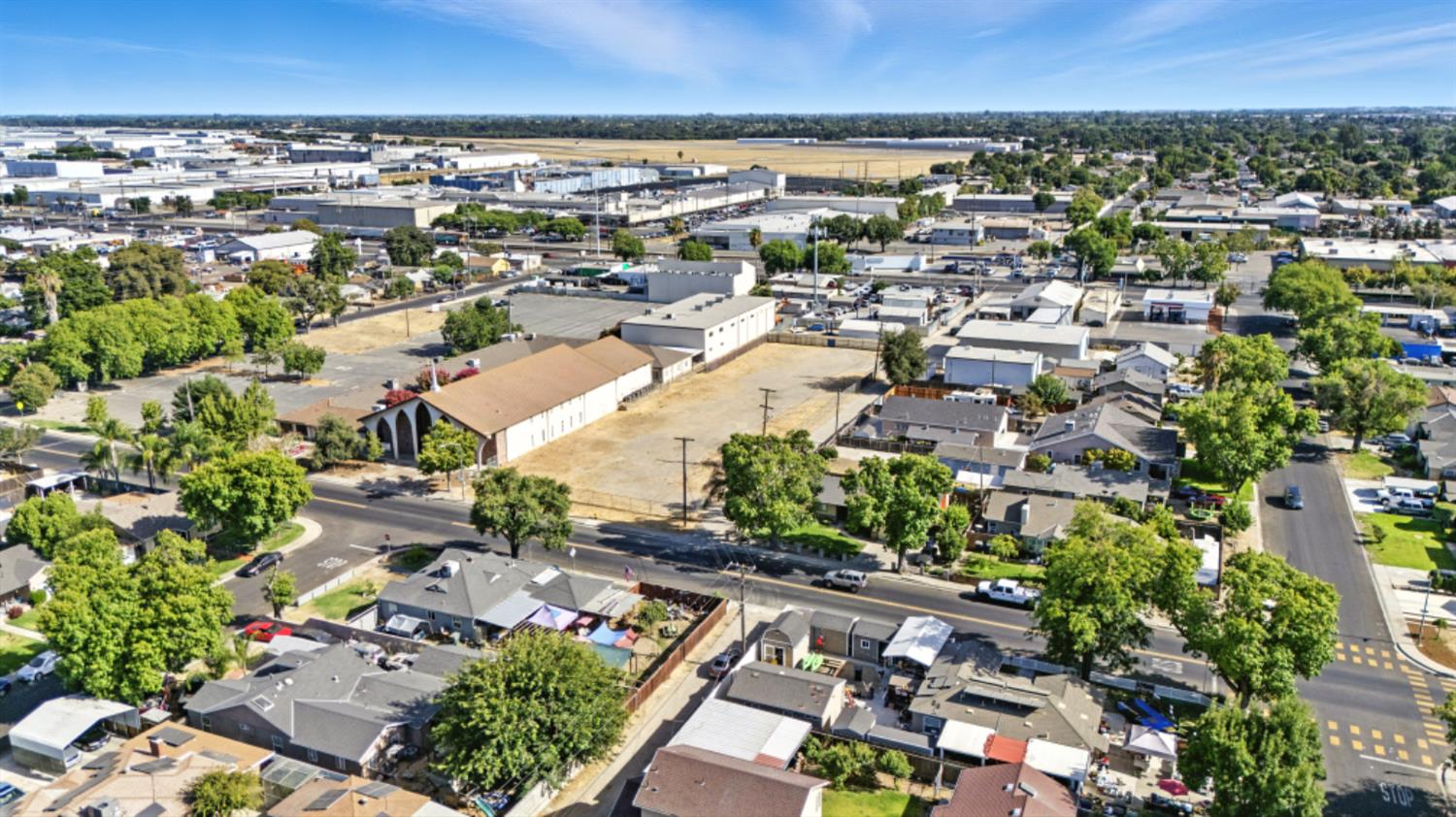1732 Miller Avenue Modesto, CA 95354 - Photo 4 of 14 an aerial view of a city