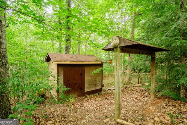 a view of outdoor space and trees