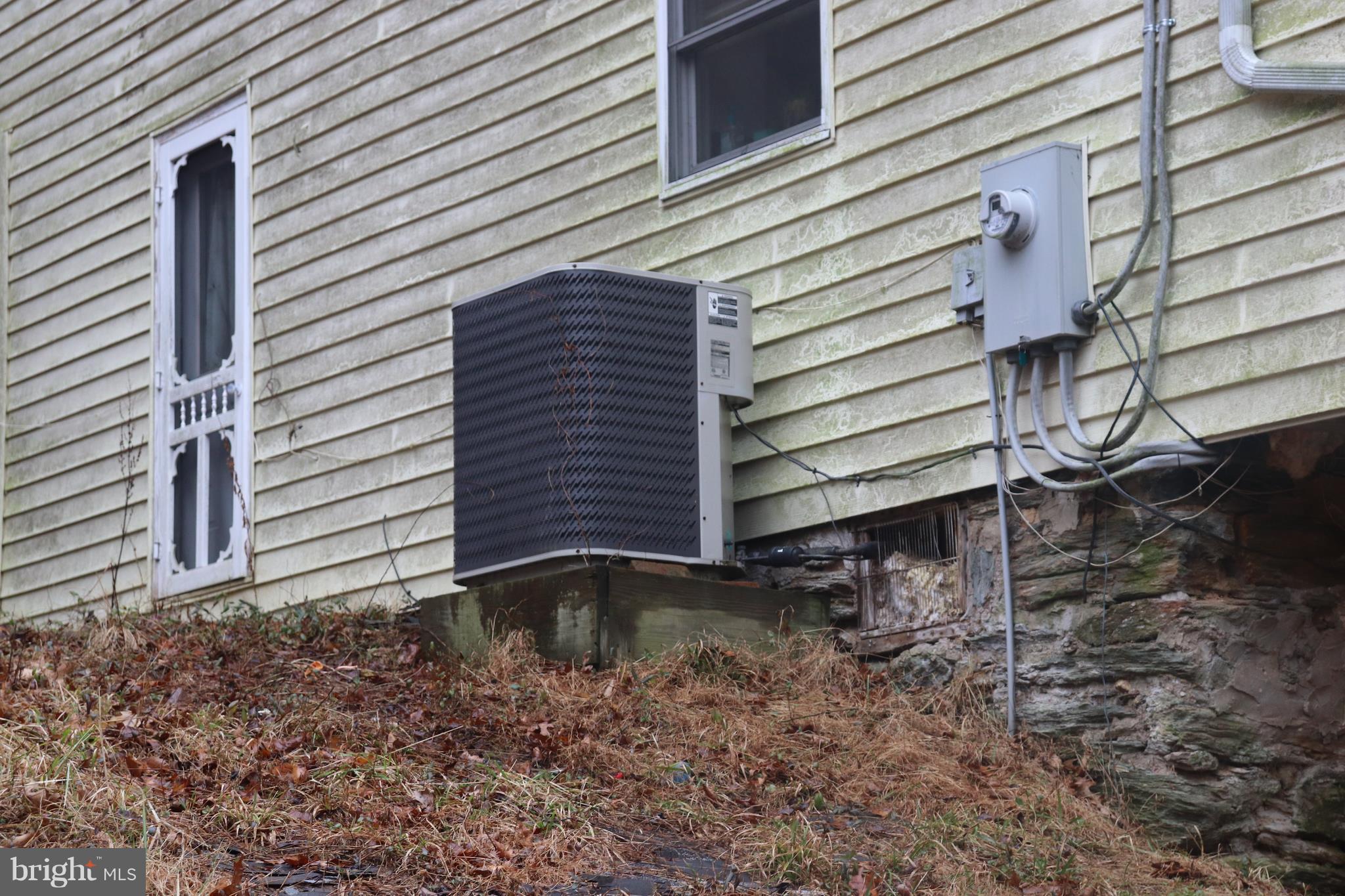 7501 Newport Road Woodbine, MD 21797 - Photo 3 of 4 view of foundation and new a/c unit