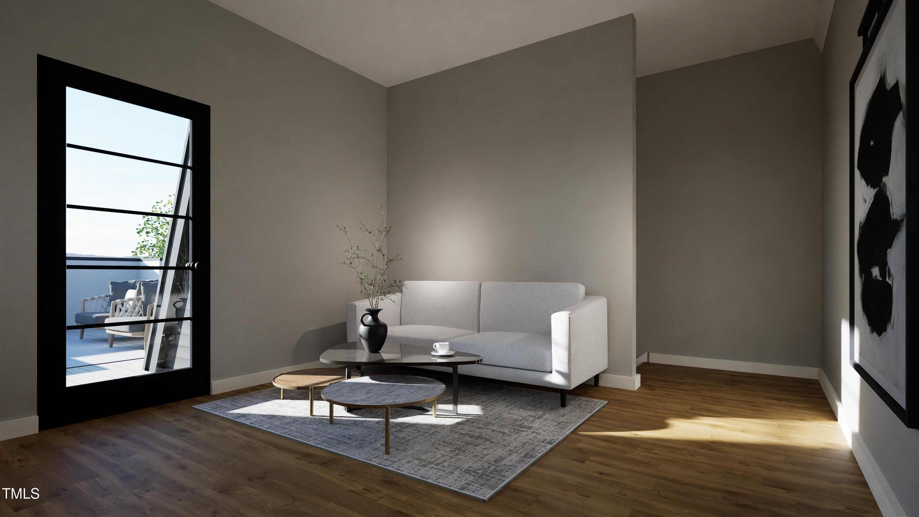 512 Gordon Street, Unit 901 Durham, NC 27701 - Photo 9 of 32 a living room with furniture rug and window