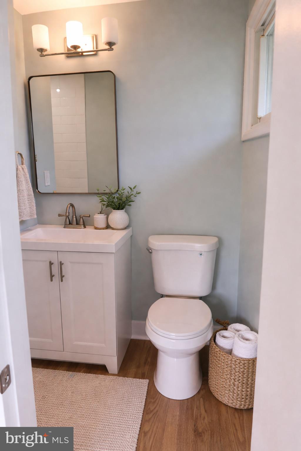 700 Fraser Road Glenside, PA 19038 - Photo 20 of 46 a bathroom with a toilet sink and mirror