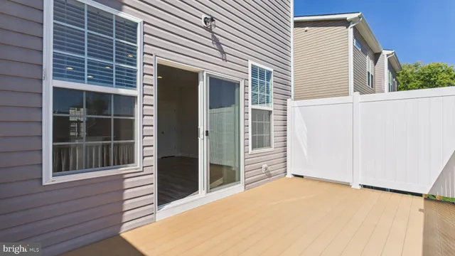 a view of a house with a large window