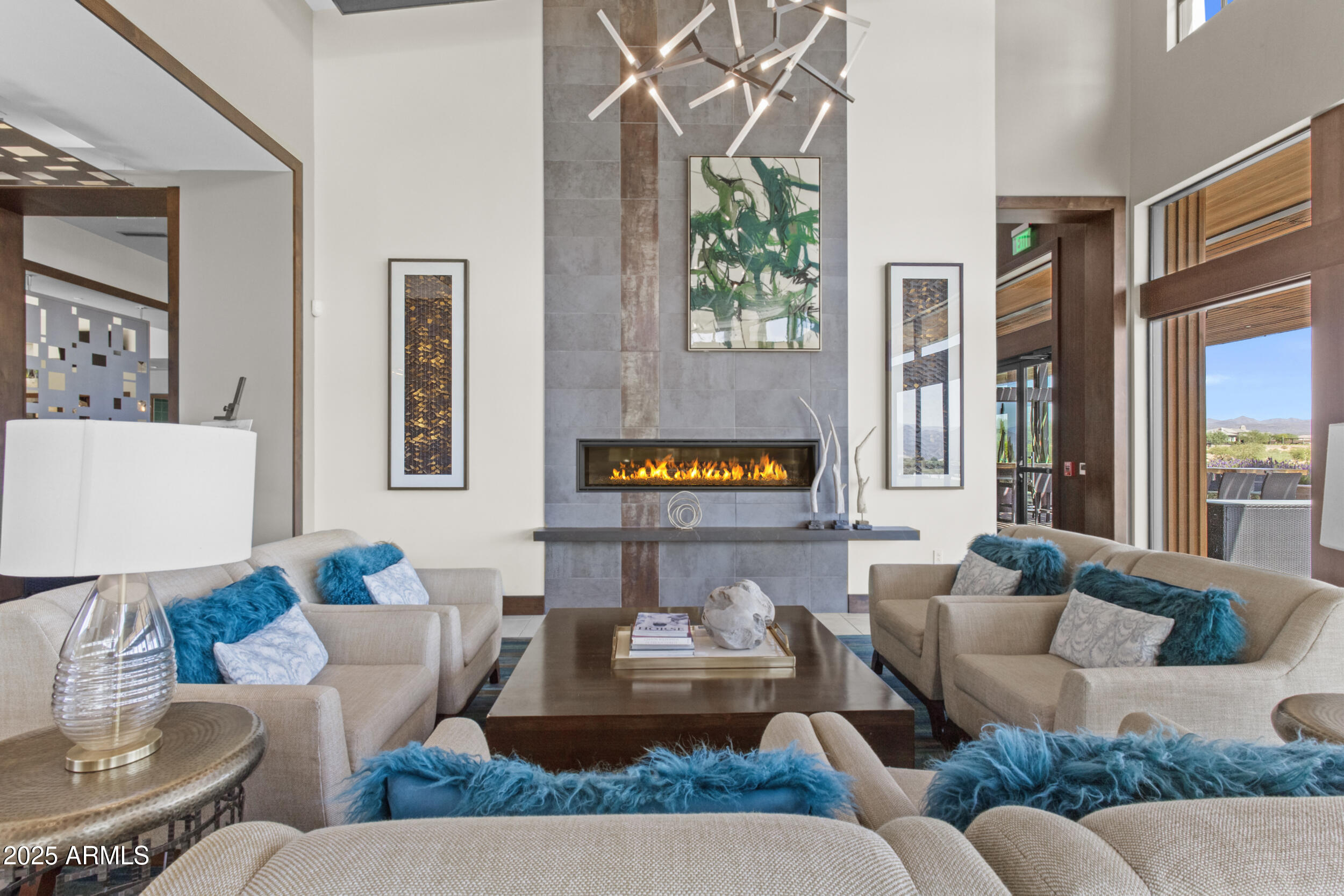 18068 East Curva De Plata Rio Verde, AZ 85263 - Photo 55 of 71 a living room with furniture and a large window