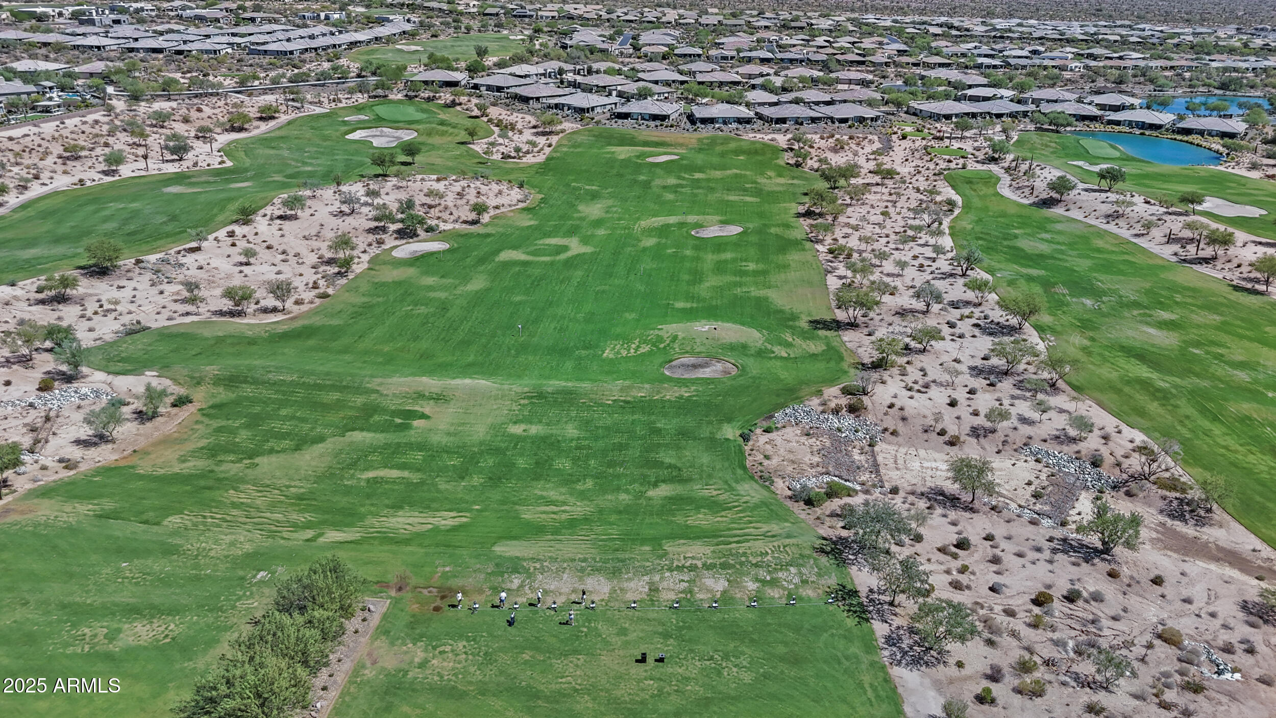 18068 East Curva De Plata Rio Verde, AZ 85263 - Photo 68 of 71 an aerial view of a golf course with parking space