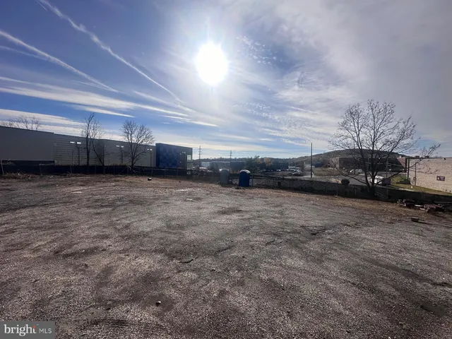 a view of the road and houses