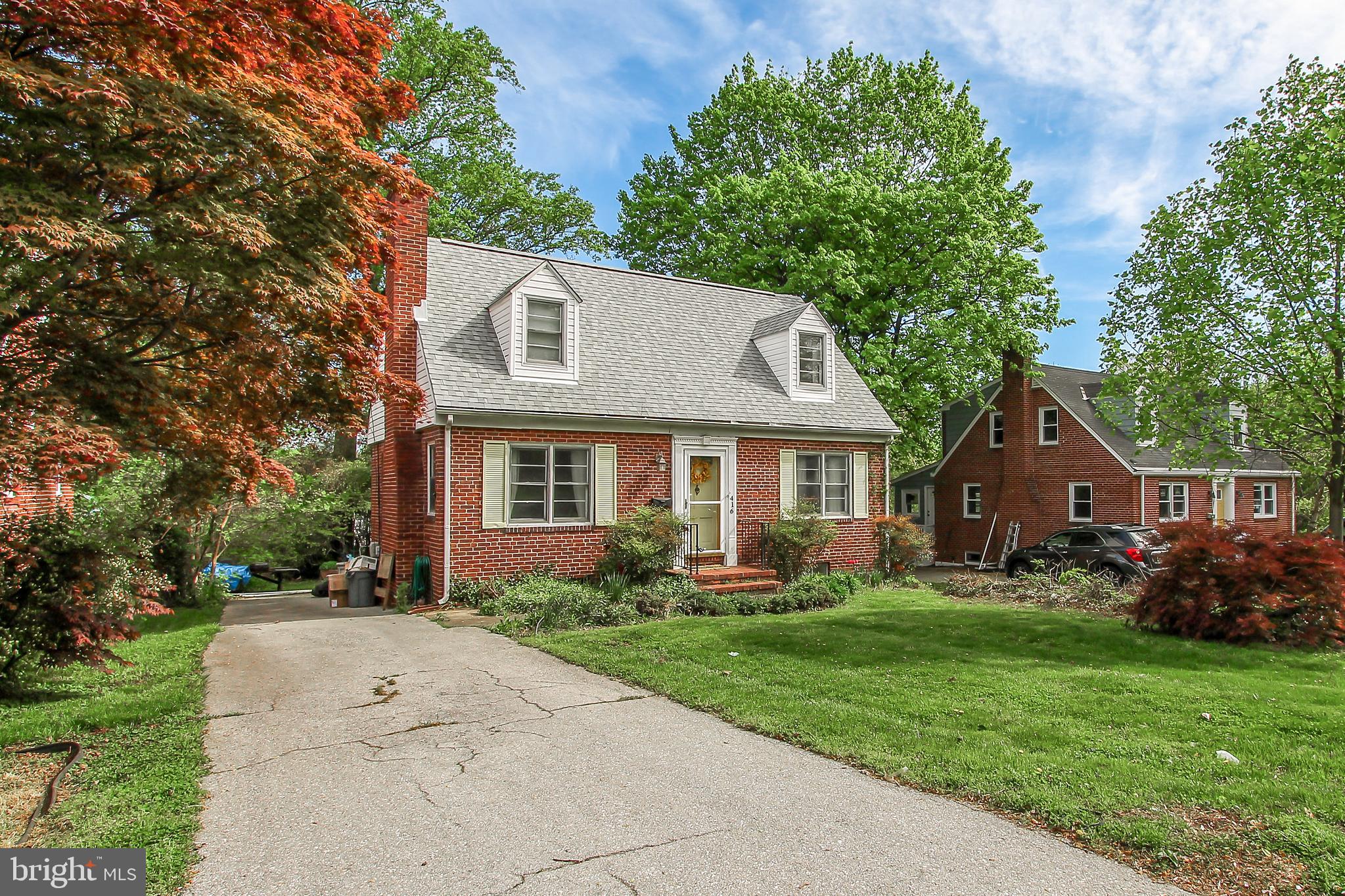 416 Milford Mill Road Baltimore, MD 21208 - Photo 4 of 24 Extra long driveway!