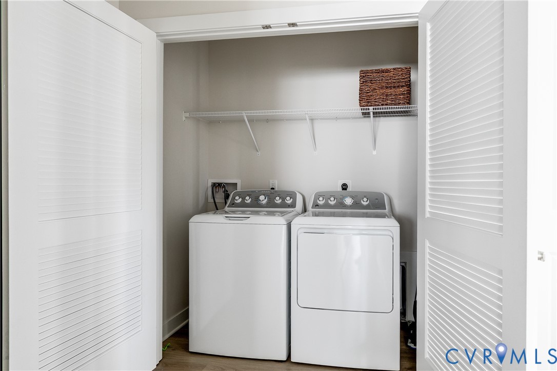 3900 Maze Runner Drive, Unit 206 Midlothian, VA 23112 - Photo 23 of 26 a utility room with dryer and washer