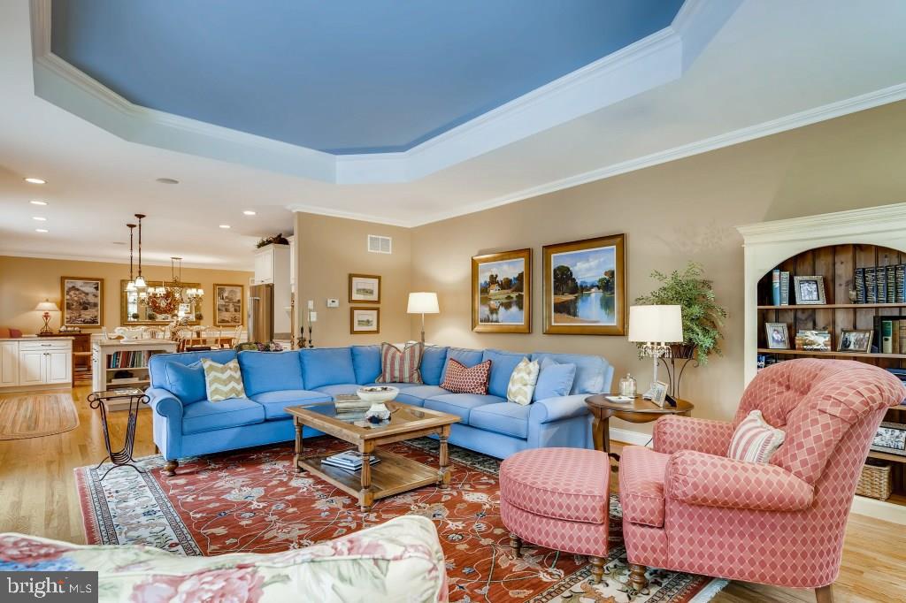 2333 Benson Mill Road Sparks, MD 21152 - Photo 17 of 53 Spectacular coffered ceiling in Family Room