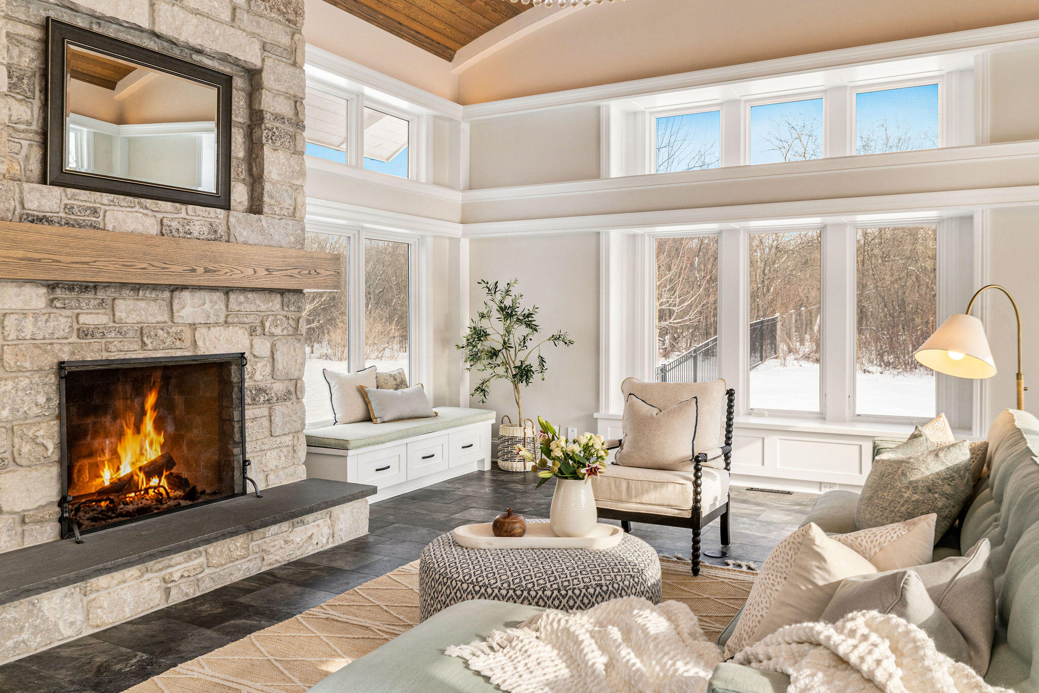 9500 North Valley Hill Road River Hills, WI 53217 - Photo 1 of 35 Great Room Detail II