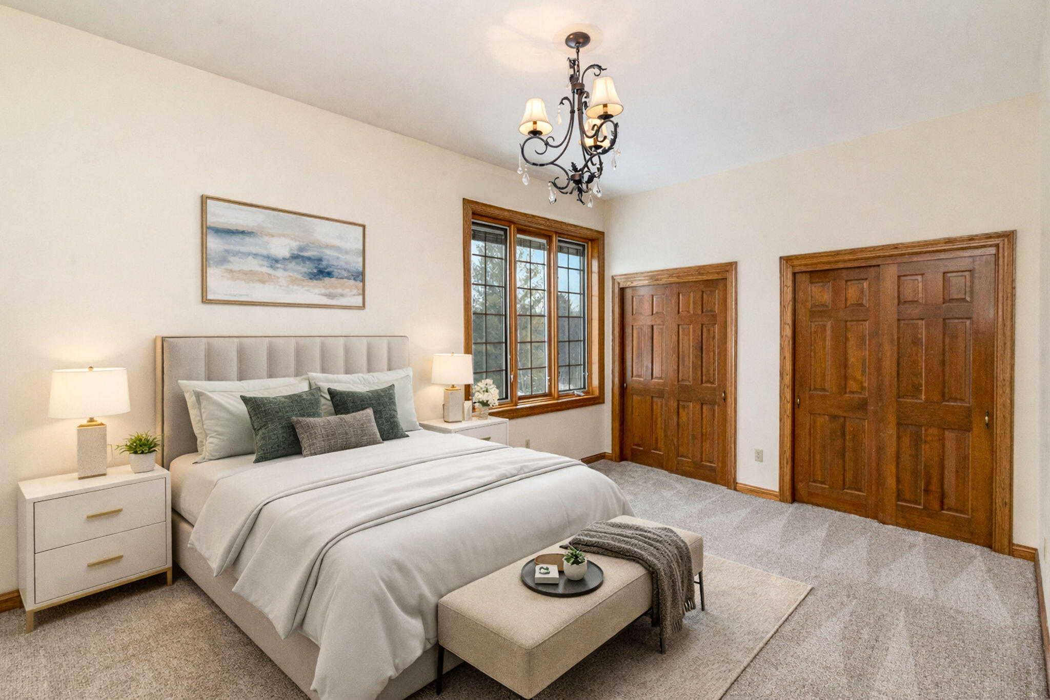 9500 North Valley Hill Road River Hills, WI 53217 - Photo 19 of 35 Spacious Bedrooms! Virtually Staged!