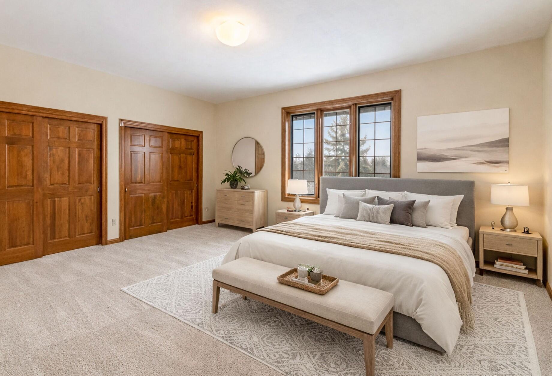 9500 North Valley Hill Road River Hills, WI 53217 - Photo 20 of 35 Spacious Bedrooms! Virtually Staged!