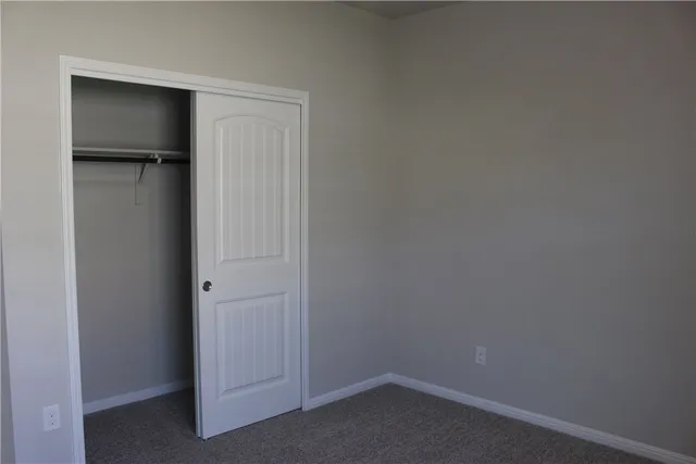 a room with closet