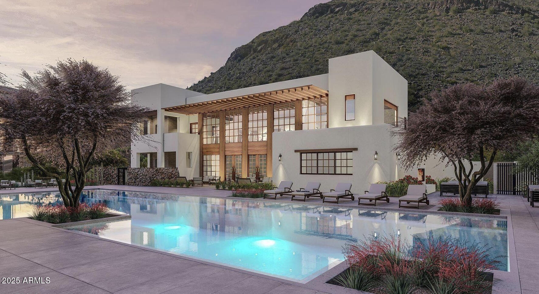 4849 North Camelback Ridge Road, Unit B404 Scottsdale, AZ 85251 - Photo 11 of 17 a view of a house with pool and sitting area