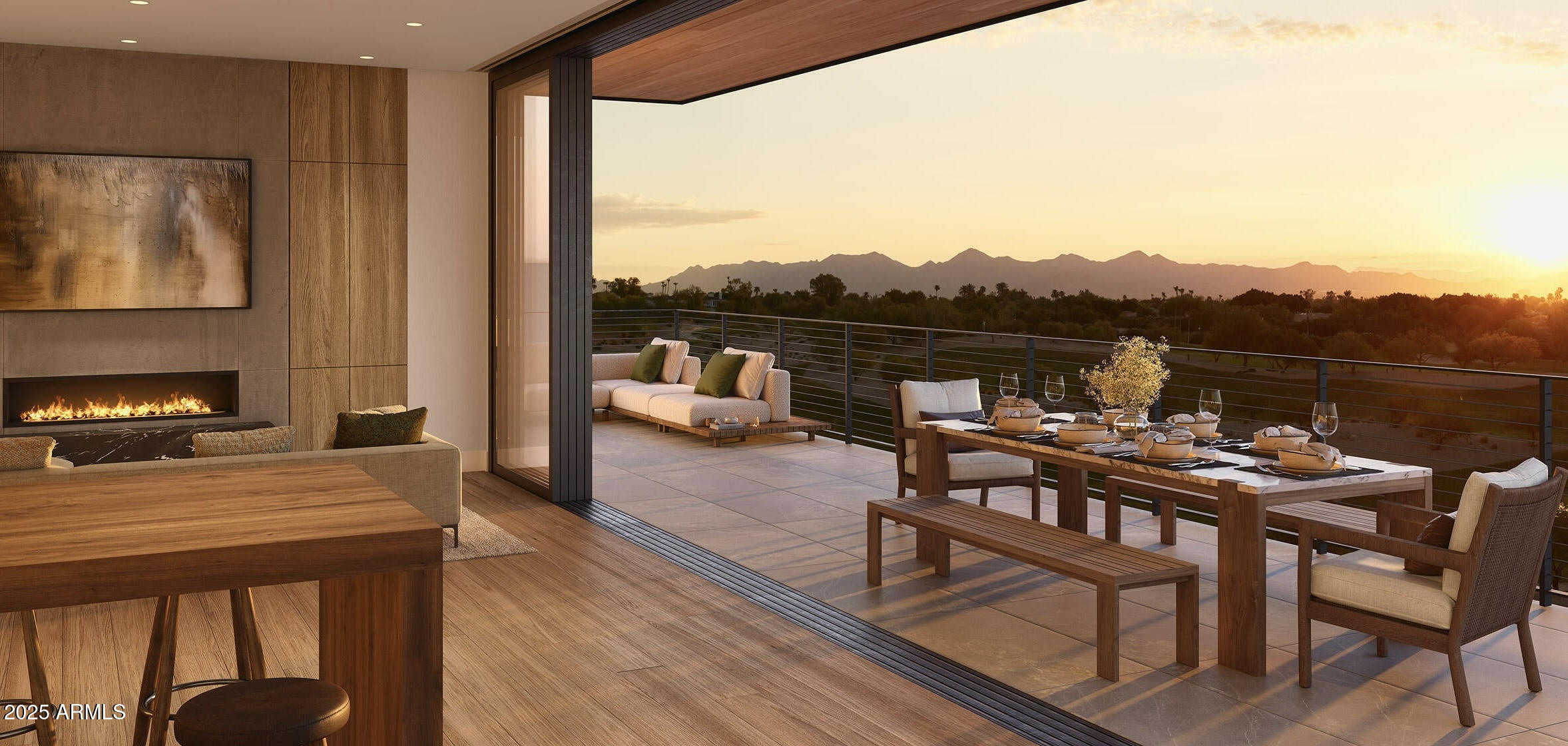 4849 North Camelback Ridge Road, Unit B404 Scottsdale, AZ 85251 - Photo 8 of 17 a view of a dining room with furniture window and wooden floor