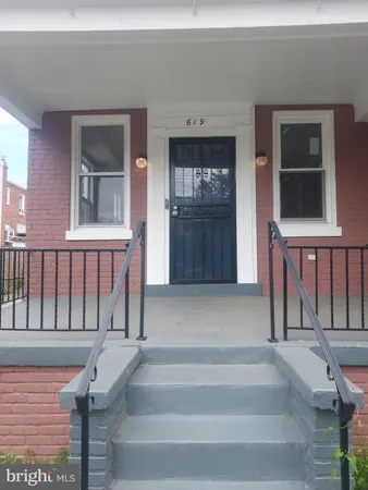 a building exterior with stairs