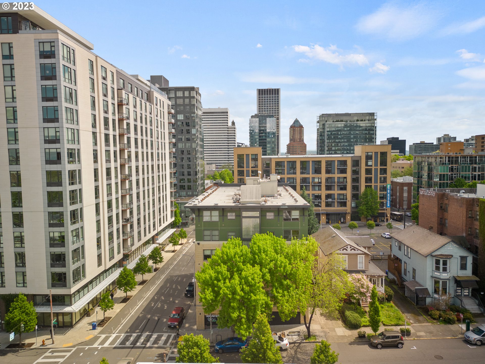 1134 Southwest Jefferson Street, Unit 405 Portland, OR 97201 - Photo 28 of 28 a view of a city with tall buildings