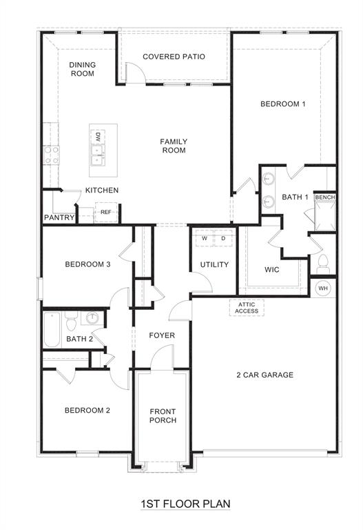 439 Epiphany Lane Lavon, TX 75166 - Photo 31 of 31 Floor plan