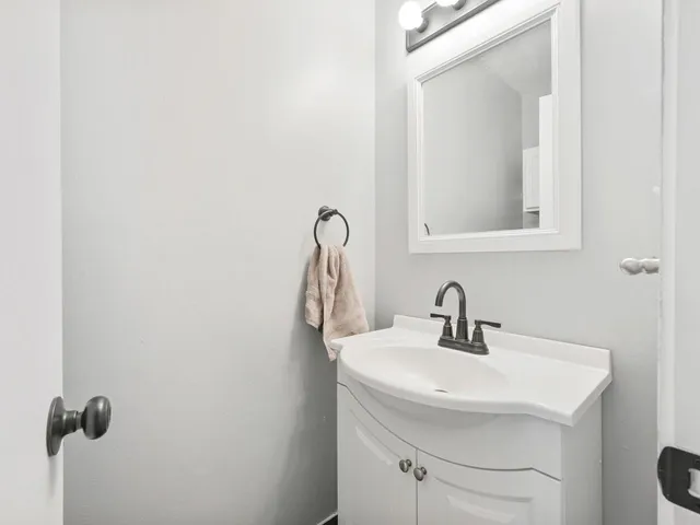 a workspace with furniture and a window