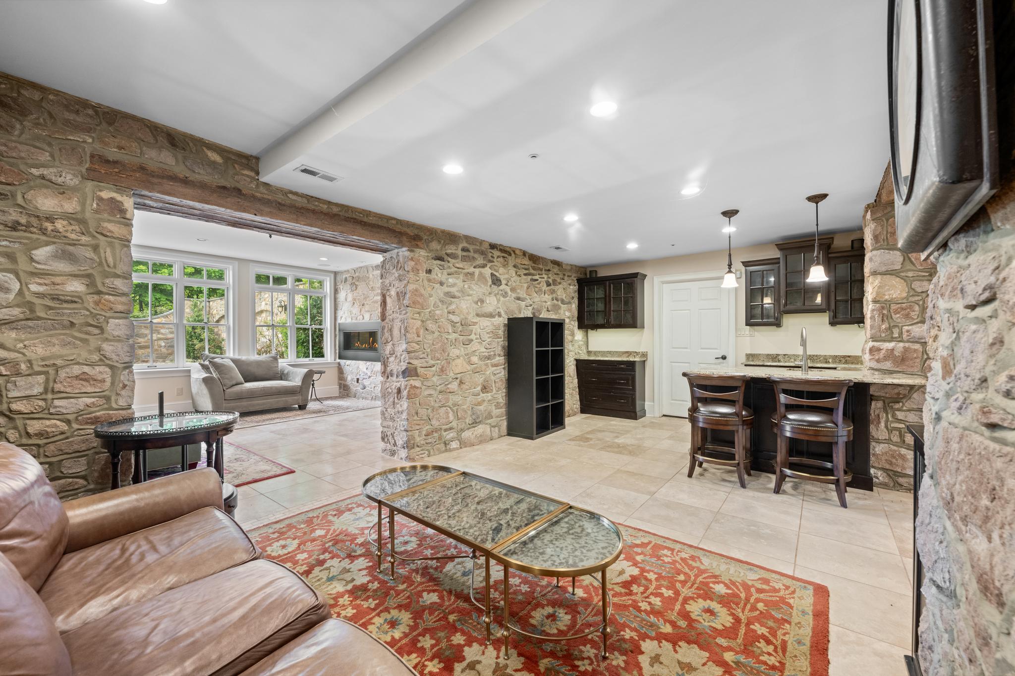 3345 Holicong Road Doylestown, PA 18902 - Photo 23 of 90 Gorgeous stone bar and sitting area