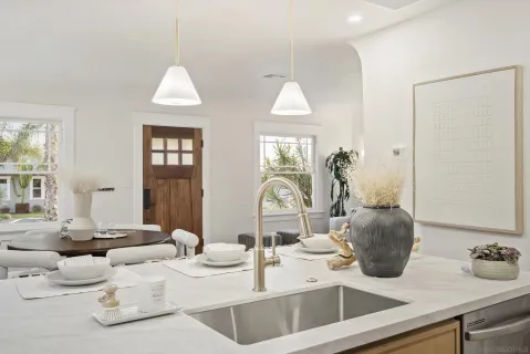 a view of a livingroom with furniture and window