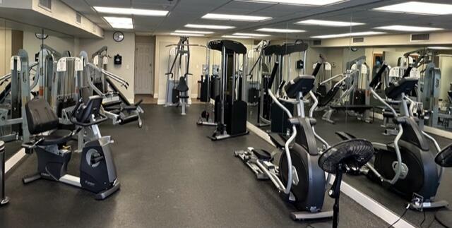 1044 Highway 98, Unit PH1403 Destin, FL 32541 - Photo 41 of 49 a view of a room with gym equipment