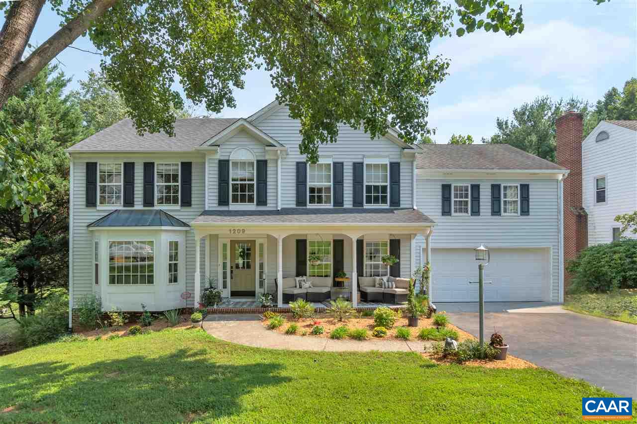 1209 Raintree Drive Charlottesville, VA 22901 - Photo 6 of 46 front view of a house with a yard