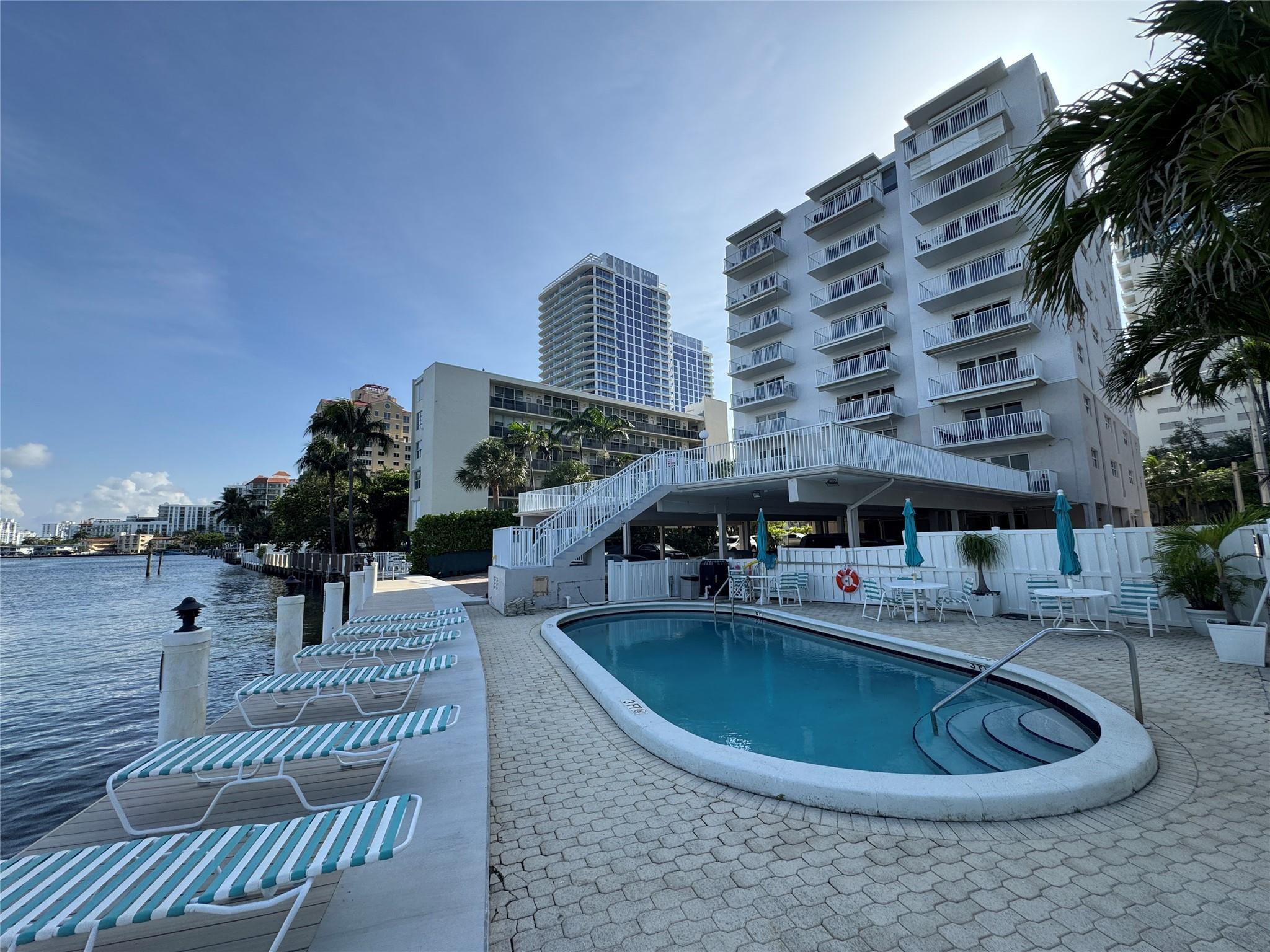 95 North Birch Road, Unit 301 Fort Lauderdale, FL 33304 - Photo 16 of 54 POOL ON INTRACOASTAL