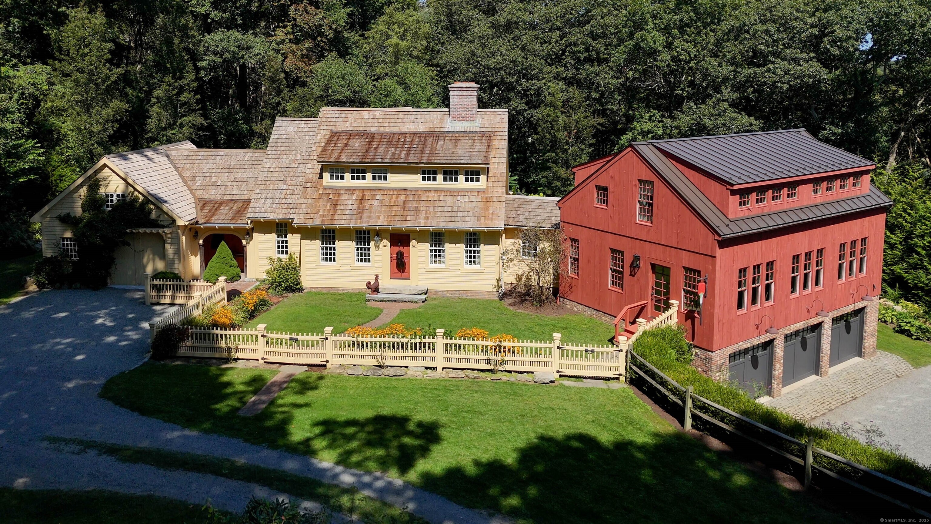 44 Brook Street Groton, CT 06340 - Photo 4 of 39 an aerial view of residential houses with yard