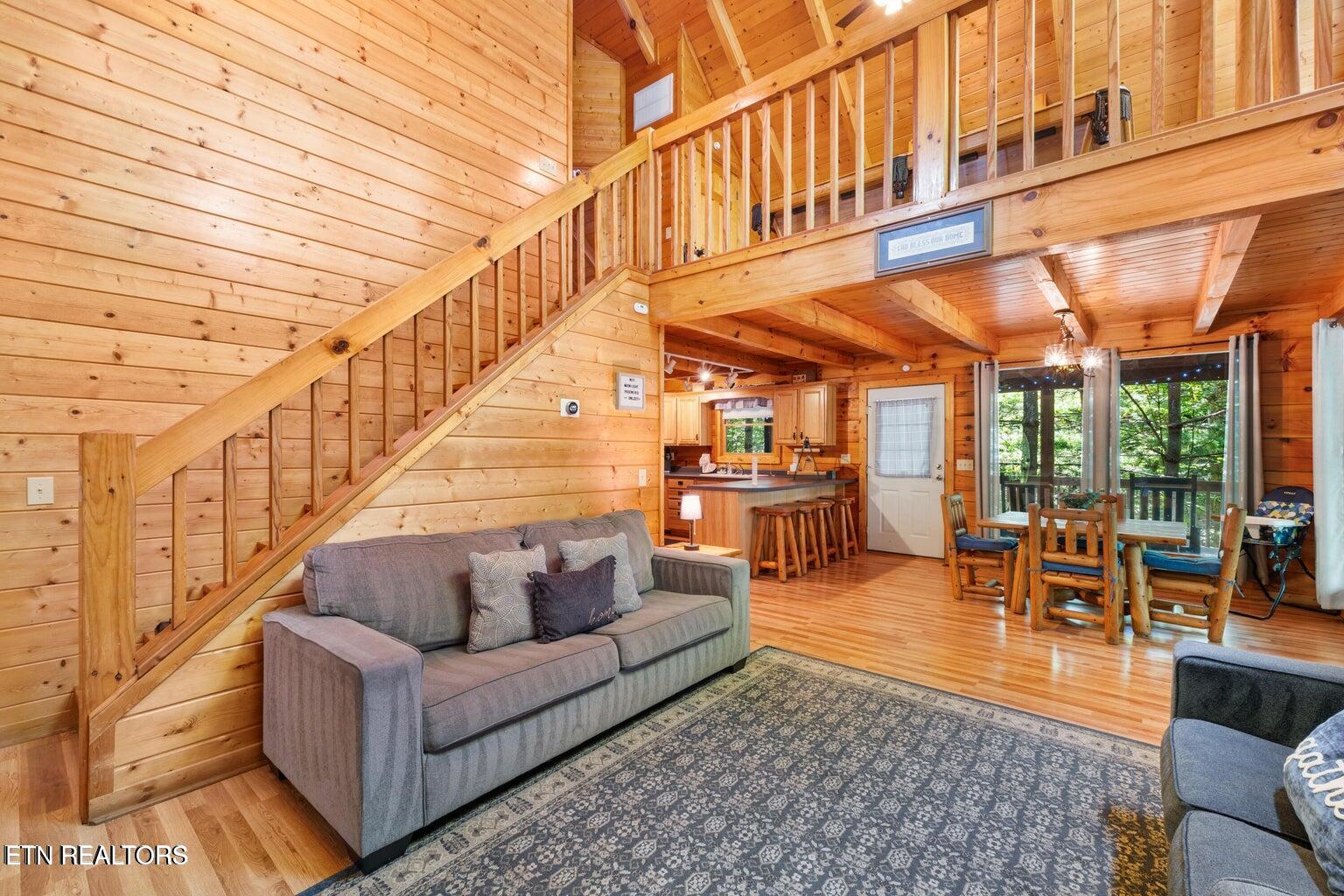 2217 Red Bud Road Sevierville, TN 37876 - Photo 4 of 46 Living Stairwell