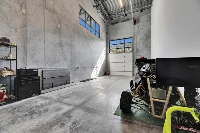 front view of a building with a street