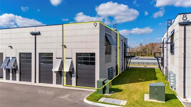 a view of an buildings with entryway