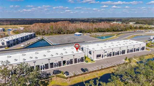 a view of a city and an ocean view