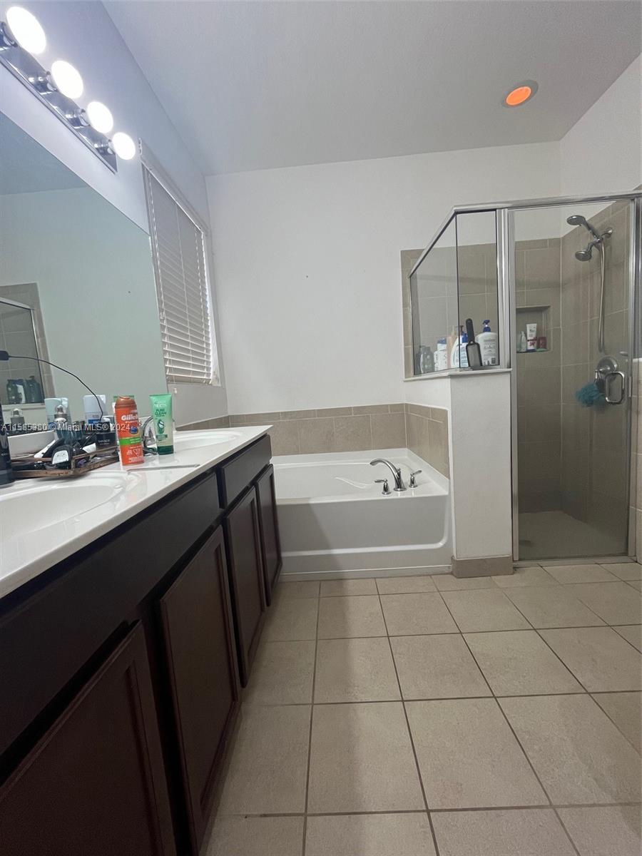 11879 Southwest 253rd Terrace Homestead, FL 33032 - Photo 19 of 26 a bathroom with a bathtub sink and mirror