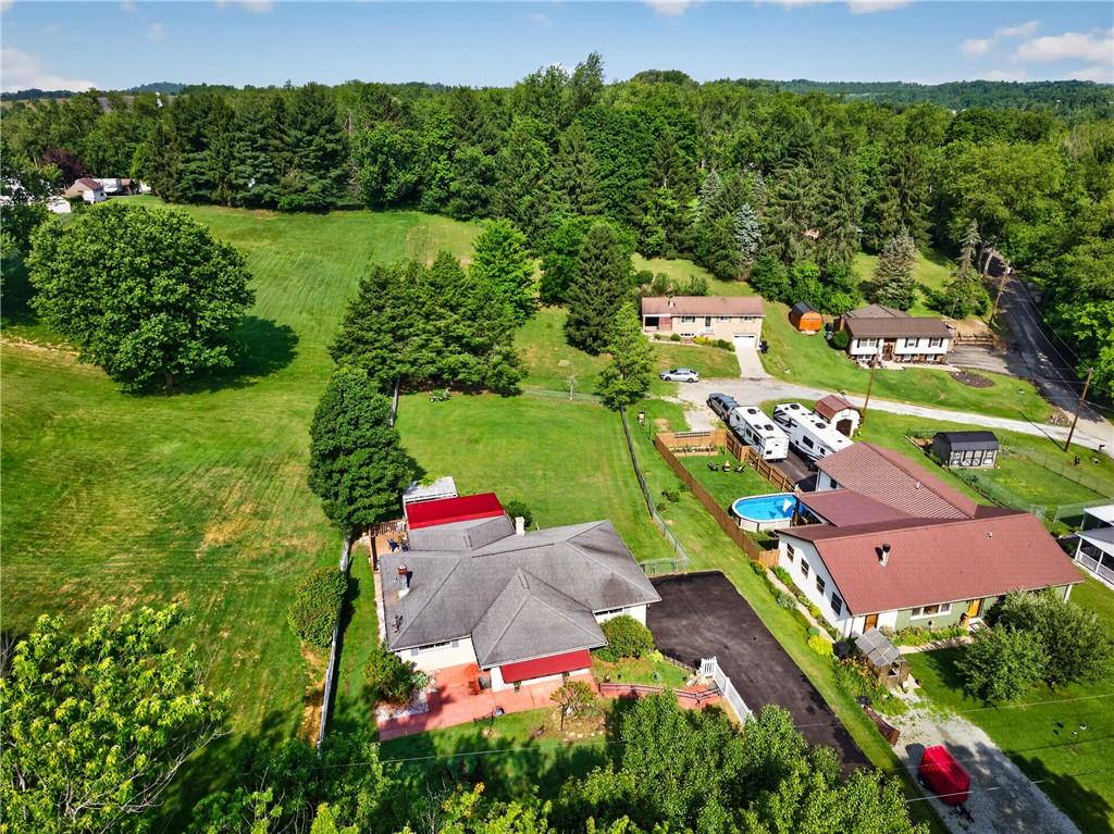 295 Hazel Kirk Road Monongahela, PA 15063 - Photo 31 of 34 Drone over the Property