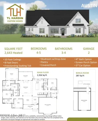 $714,800 | 1300 McLauchlin Road, Vass, NC 28394