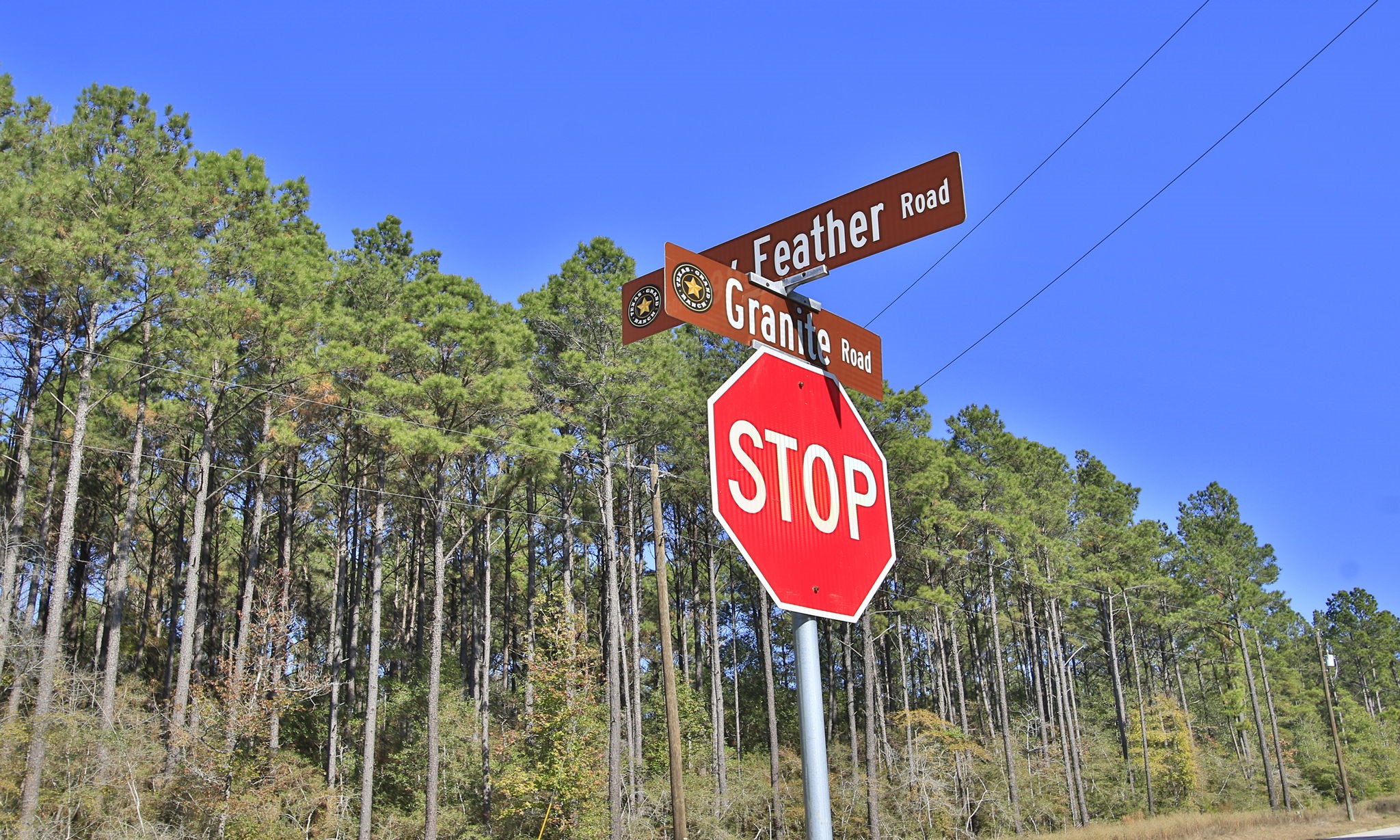 12-22-60 Granite Road Huntsville, TX 77340 - Photo 3 of 10 a street sign that is on a pole