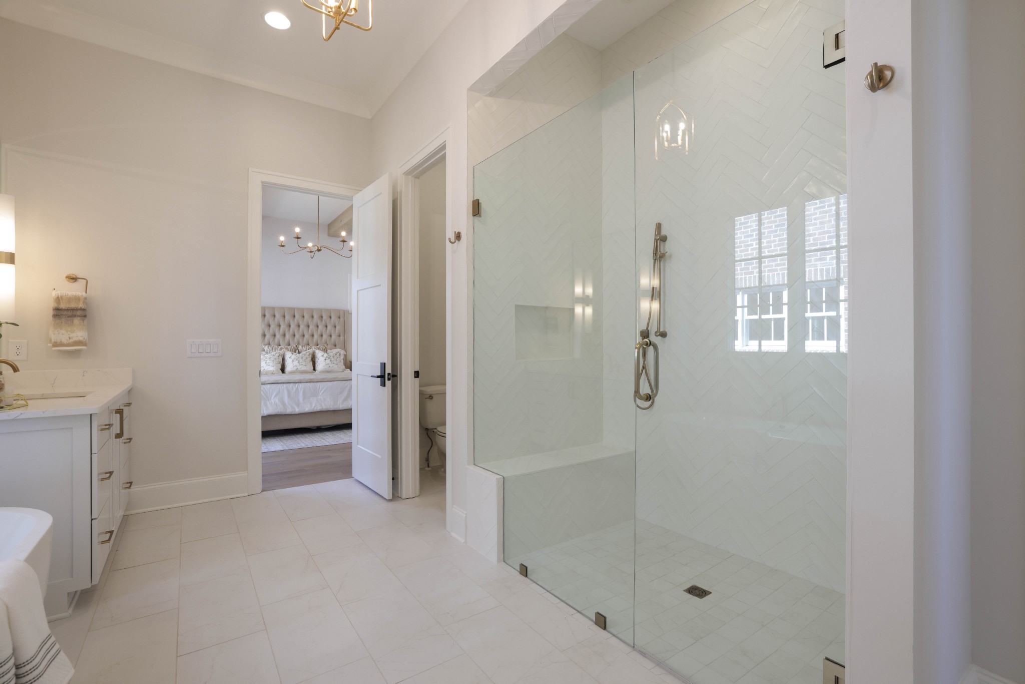 657 Jackson Falls Drive Nashville, TN 37221 - Photo 25 of 63 a bathroom with a shower and a sink