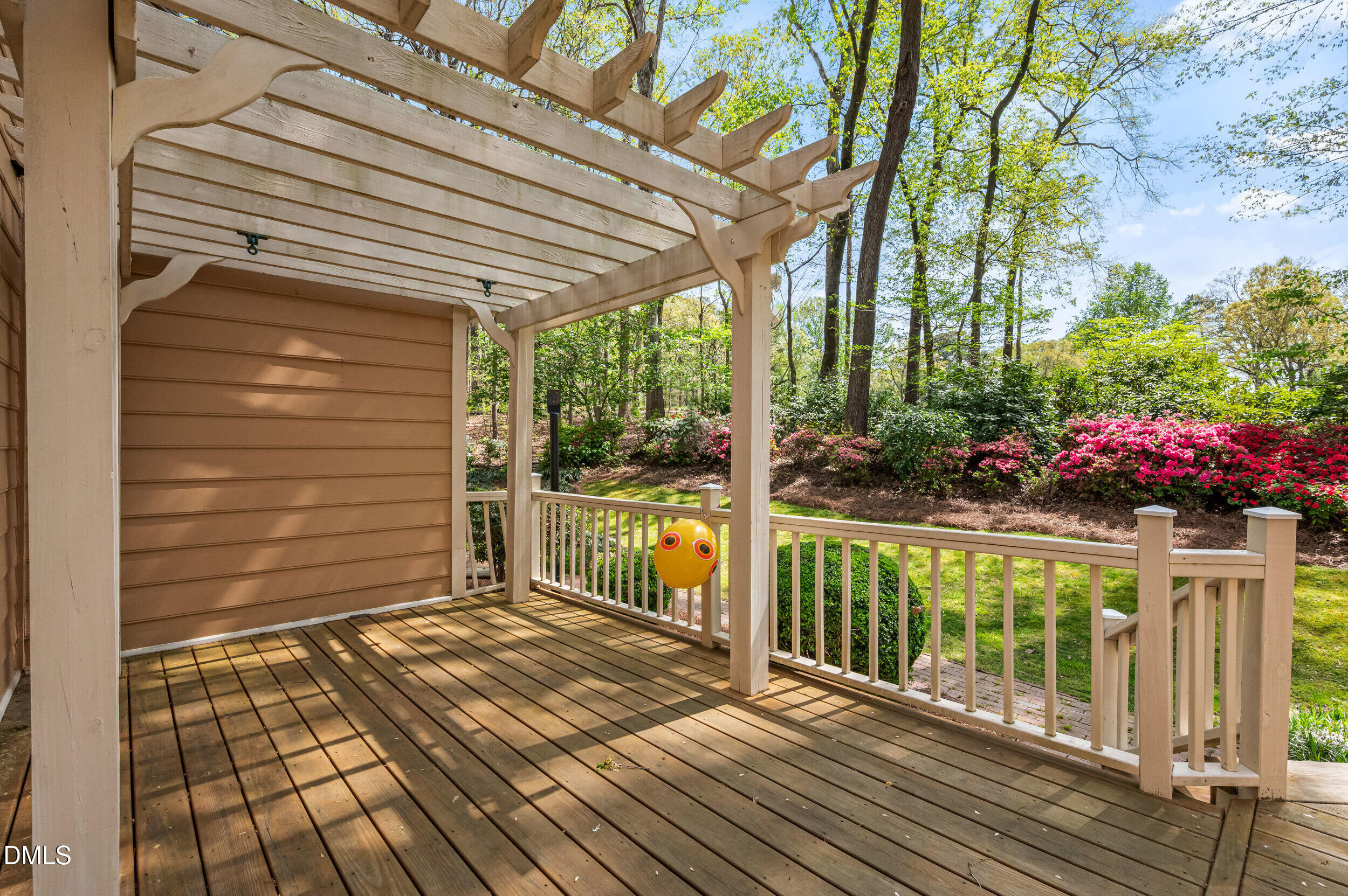 109 Queensferry Road Cary, NC 27511 - Photo 39 of 48 a view of a porch with wooden floor
