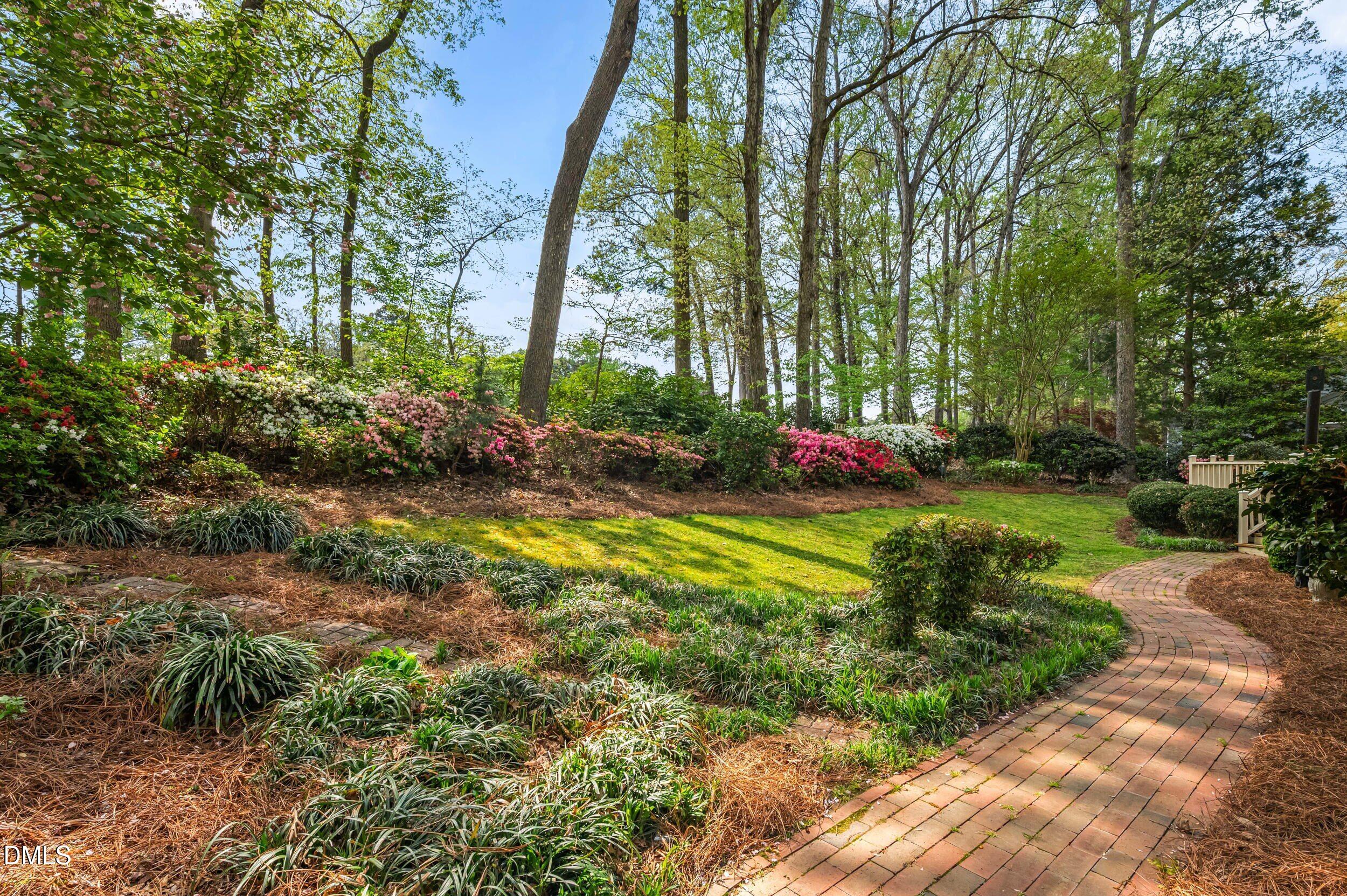 109 Queensferry Road Cary, NC 27511 - Photo 42 of 48 a view of yard with green space