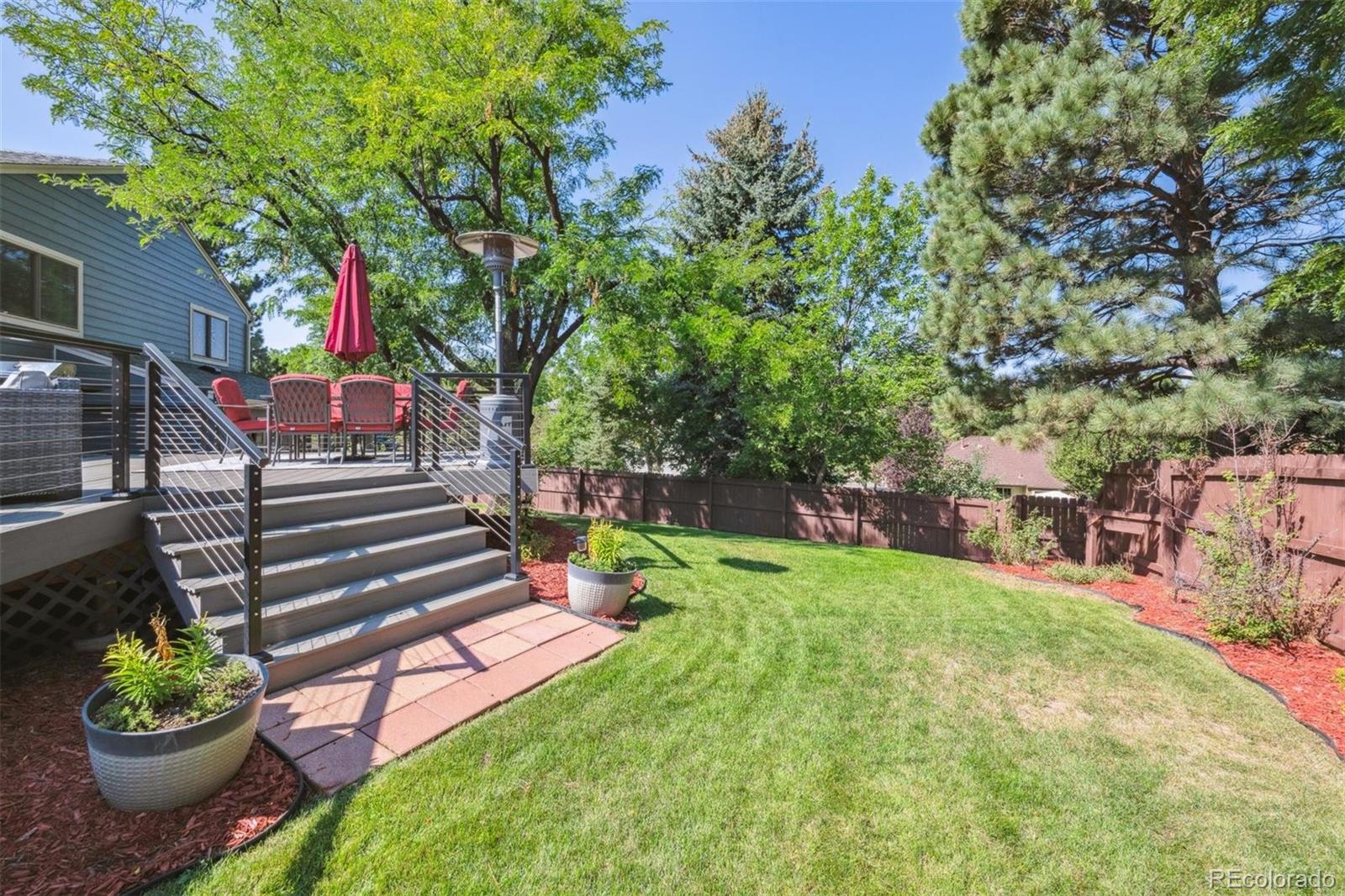 7659 South Fillmore Way Centennial, CO 80122 - Photo 41 of 45 a backyard of a house with seating space