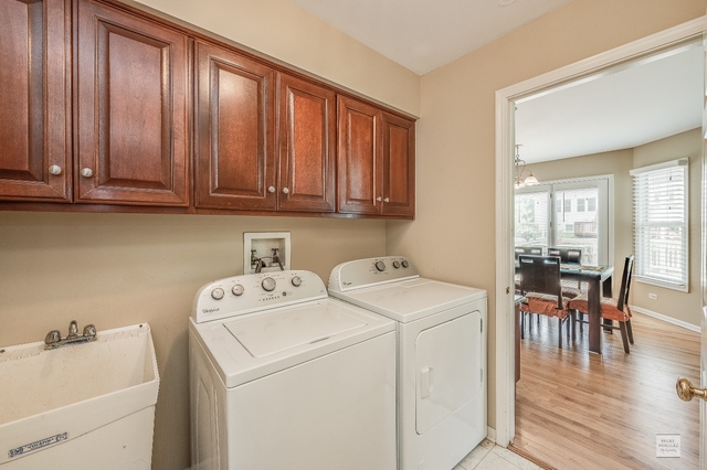 1805 Marne Road Bolingbrook, IL 60490 - Photo 13 of 27 a view of dining room and washer and dryer