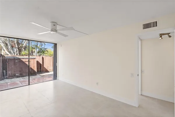 a view of an empty room