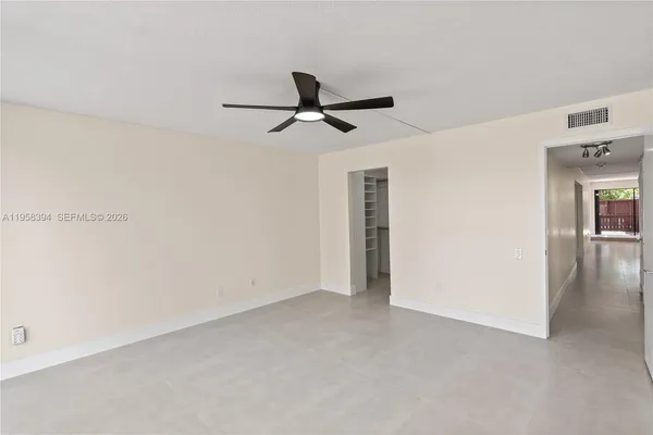 a view of an empty room