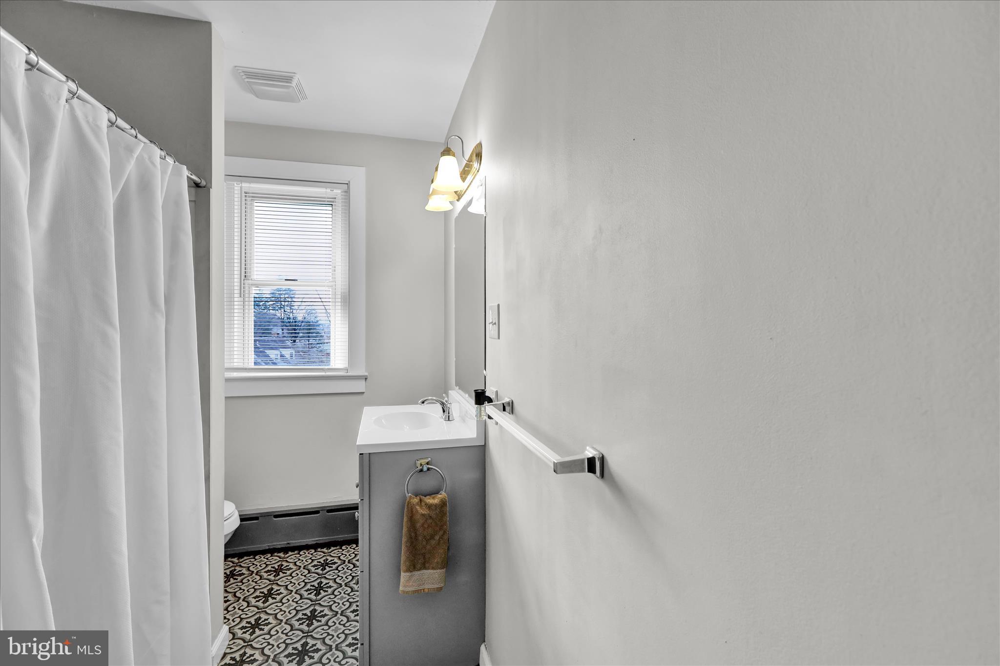 1722 Olive Street Reading, PA 19604 - Photo 15 of 31 a bathroom with a sink and a mirror