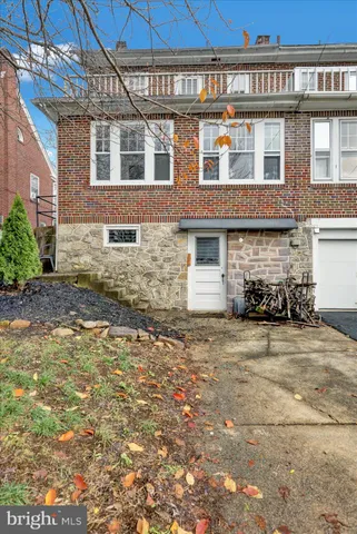 a front view of a building