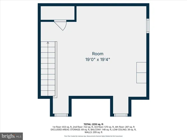 view of a room with a window