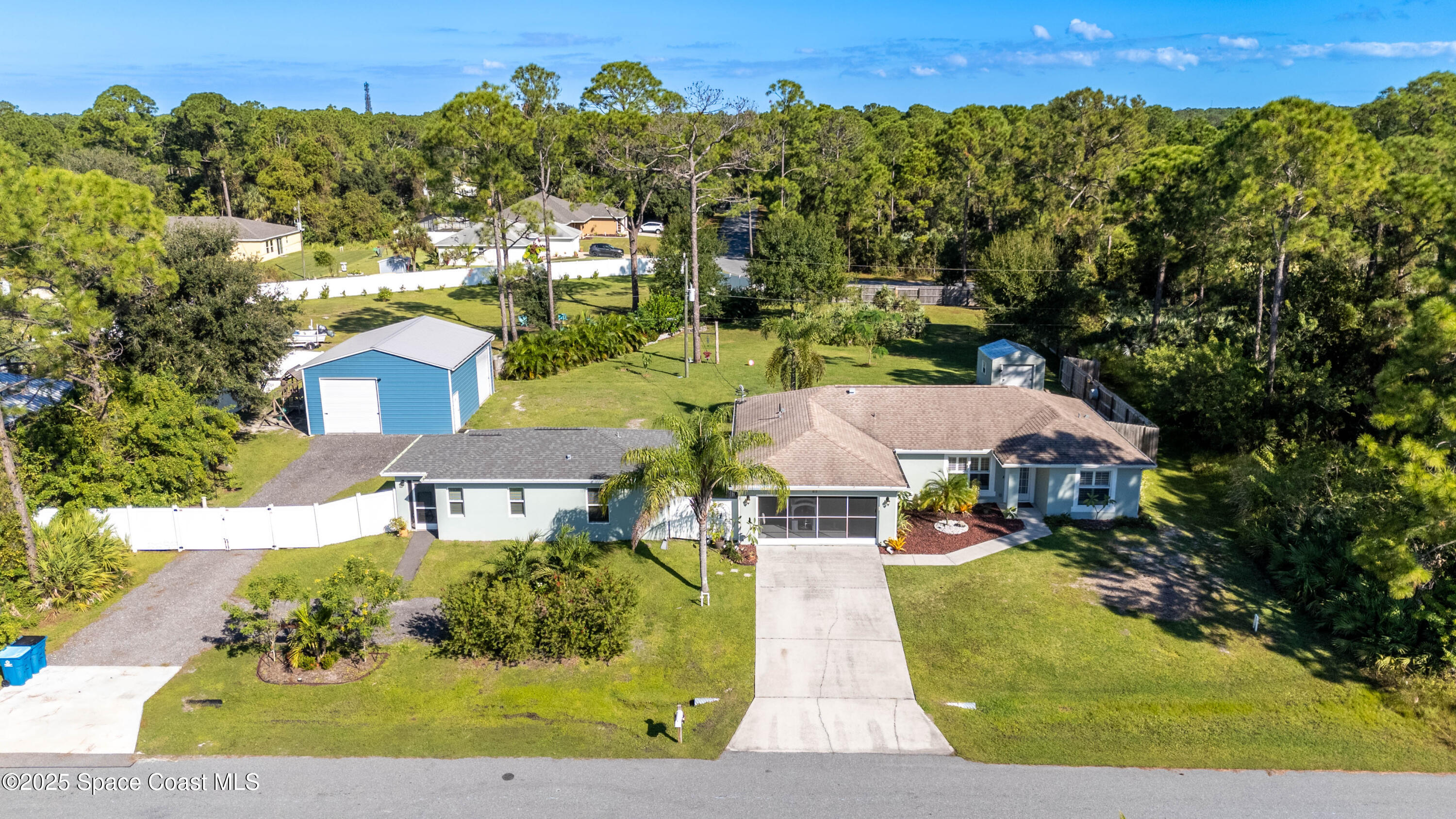 813 Tedder Road Southeast Palm Bay, FL 32909 - Photo 1 of 54 Front Aerial