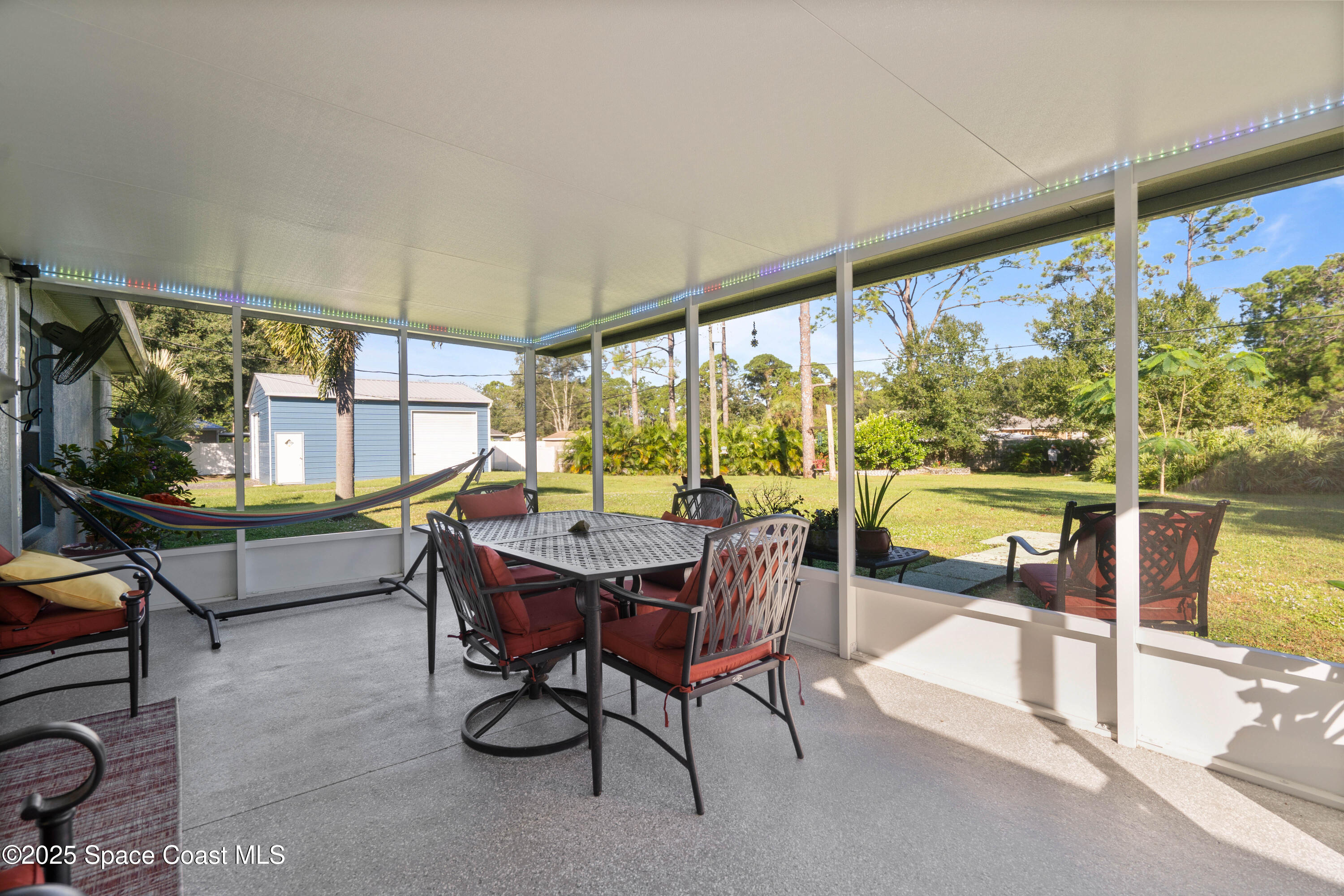 813 Tedder Road Southeast Palm Bay, FL 32909 - Photo 24 of 54 Screened Porch